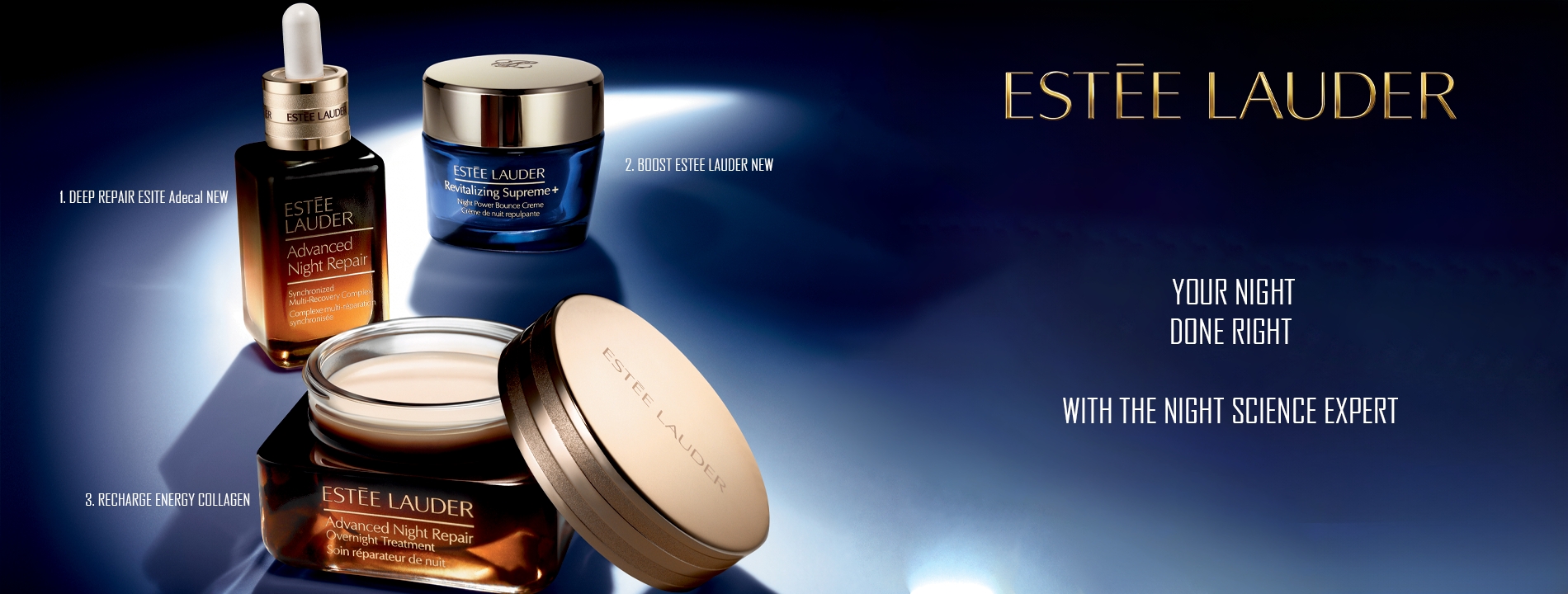 Estée Lauder skincare and makeup available at Rouge Armenia