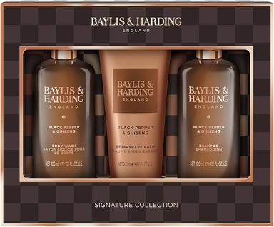 Black Pepper & Ginseng Men's Luxury Bathing Trio Gift Set