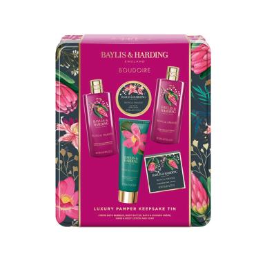 Boudoire Luxury Pamper 5 Piece Tin Gift Set