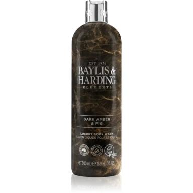 Liquid Body Wash Soap, Elements, Dark Amber & Fig