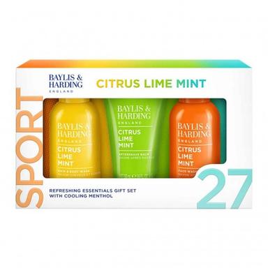 Citrus, Lime & Mint Men's Refreshing Essentials Trio Gift Set