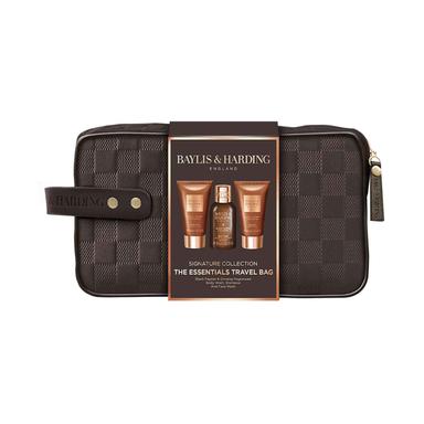 Black Pepper & Ginseng Men's The Essentials Travel Wash Bag Gift Set