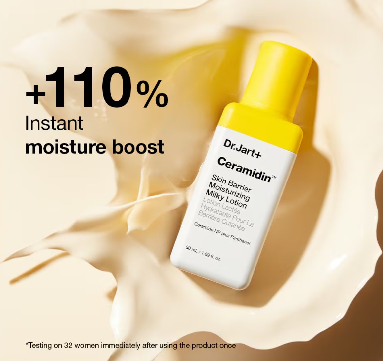Ceramidin Skin Barrier Moist Milky Lotion image 2