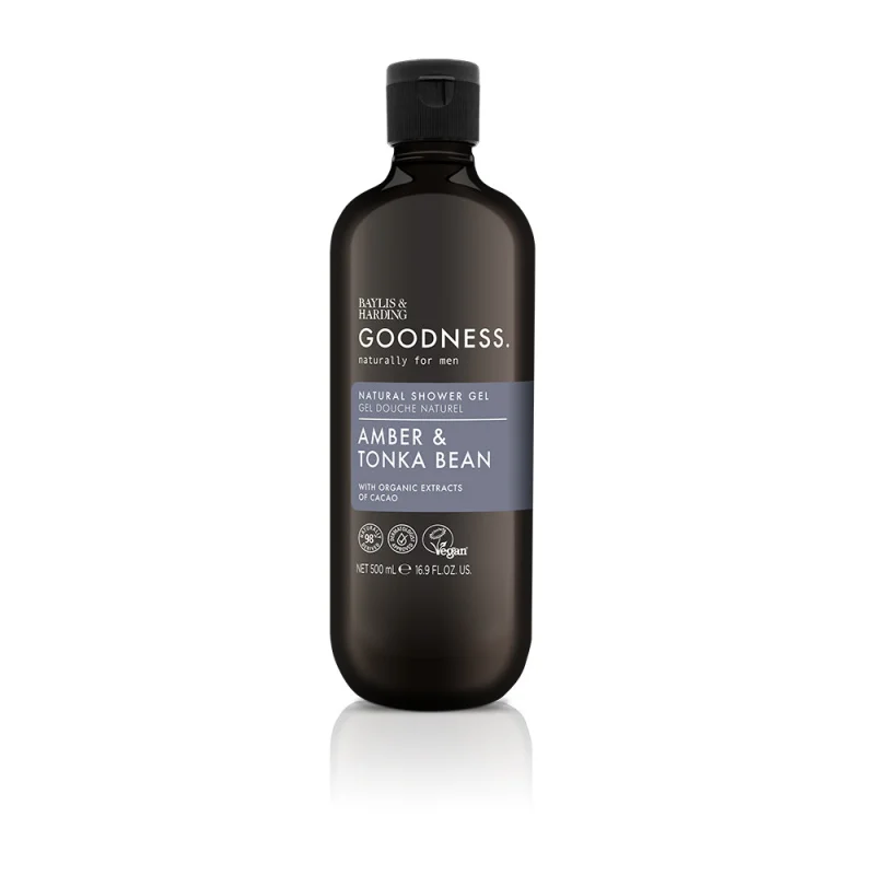 Men's Shower Gel Goodness Amber & Ton Bean