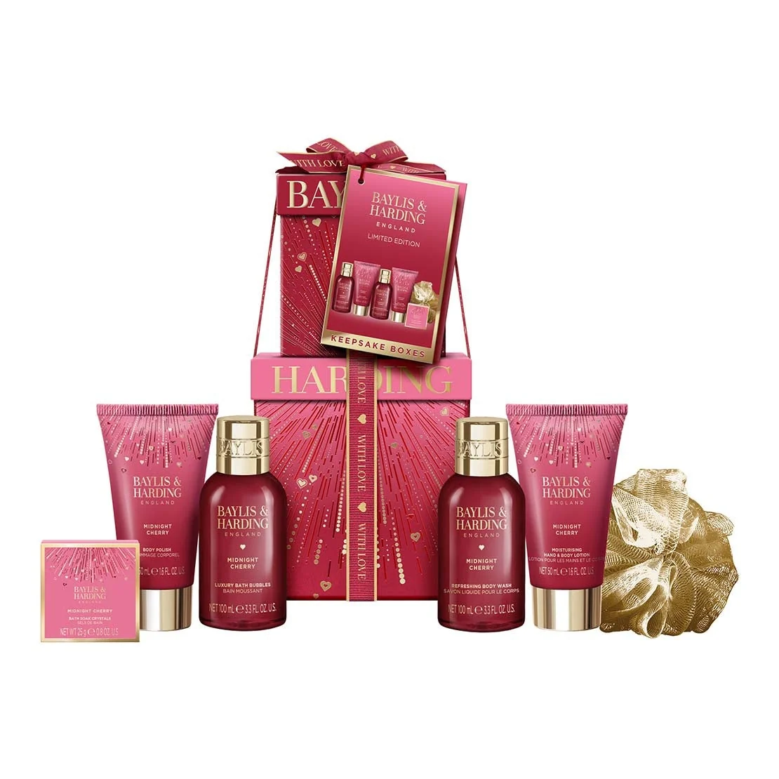 Set Midnight Cherry Luxury Pamper Present image 2