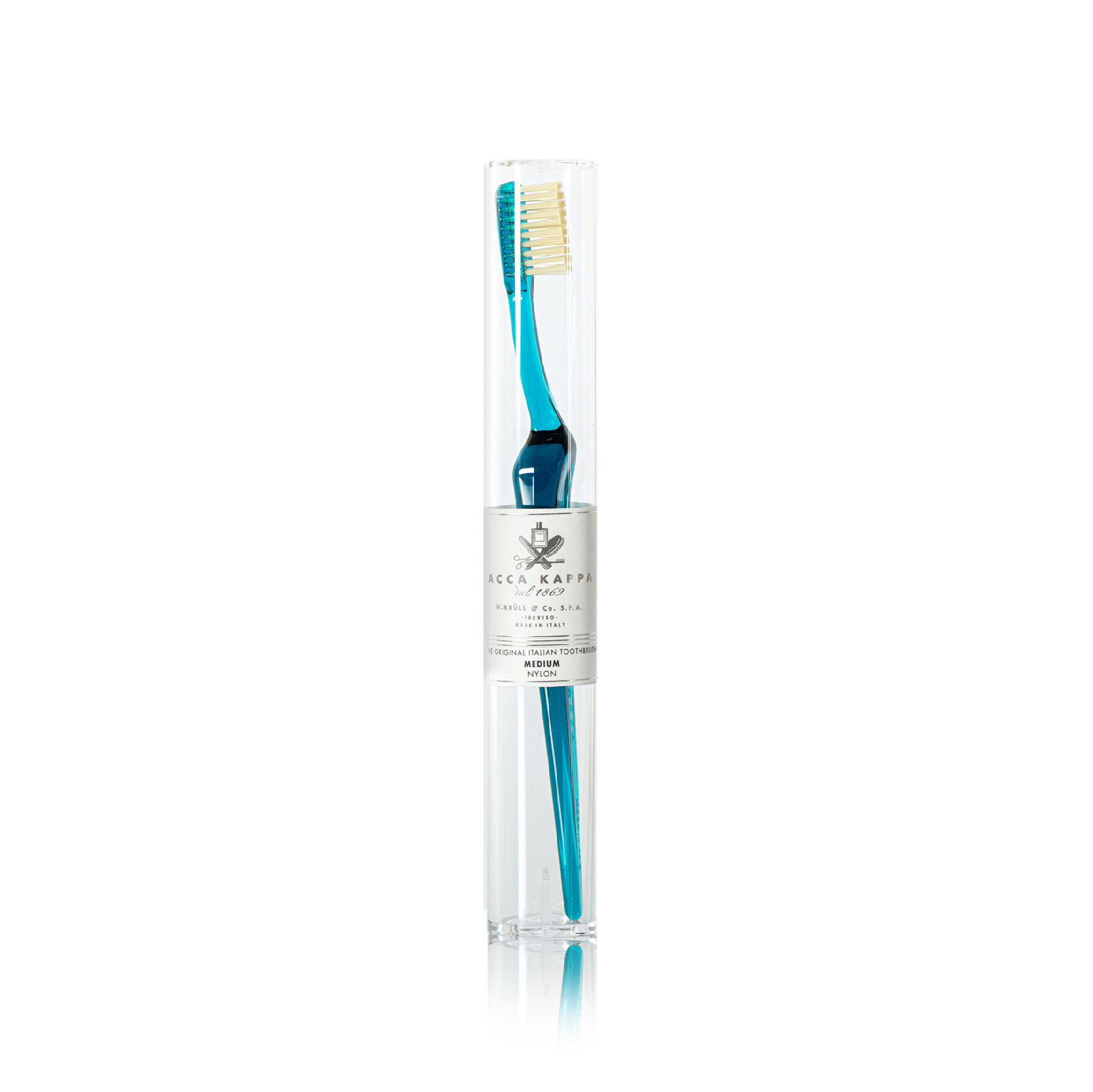 Toothbrush Ocean Blue Nylon Bristles Medium 